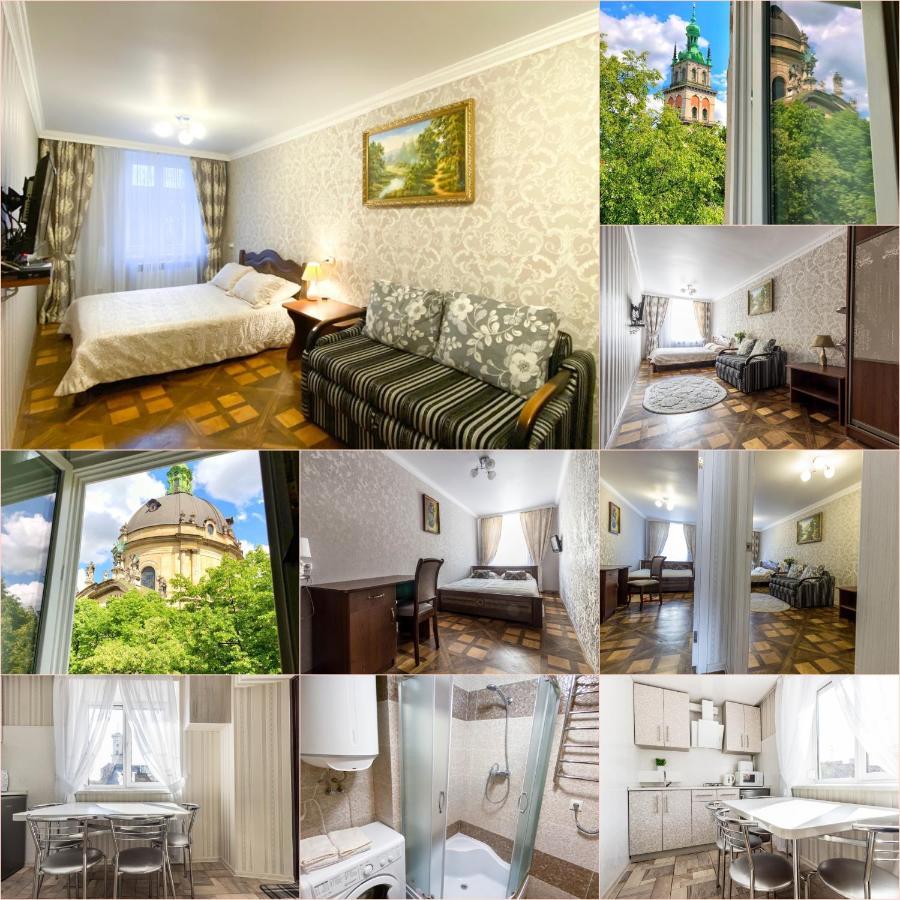 Apartments Near Rynok Square On Staroyevreyska And Fedorova Streets リヴィウ エクステリア 写真